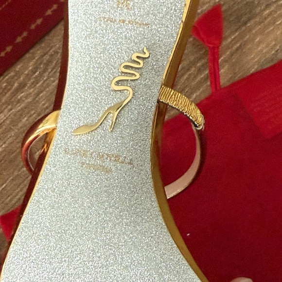 Rene Caovilla Cleo Gold - Picture 6 of 7